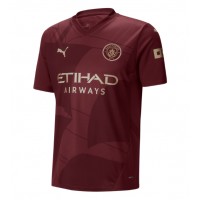 Manchester City Erling Haaland #9 Tretí futbalový dres 2024-25 Krátky Rukáv